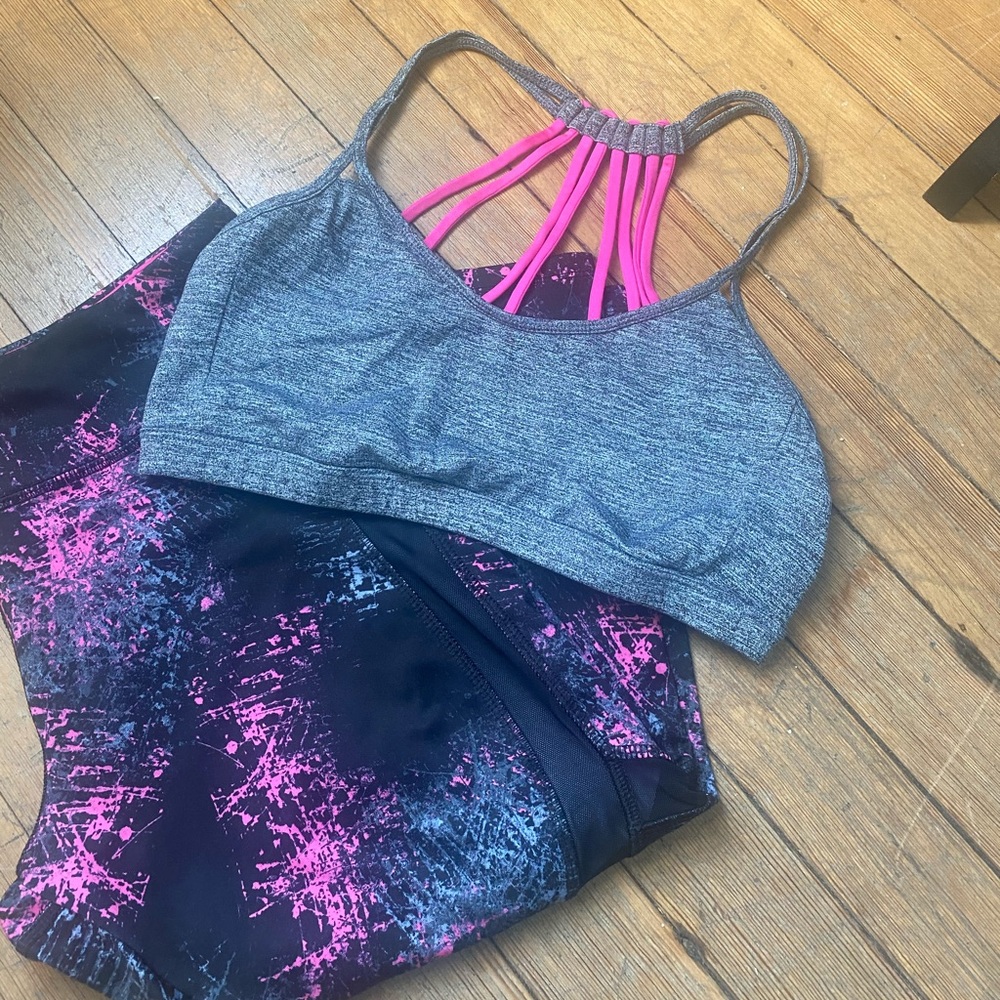 Workout Pants and matching sports bra